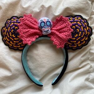 Colorful Disney Coco Minnie Ears with Pink and Purple Accents